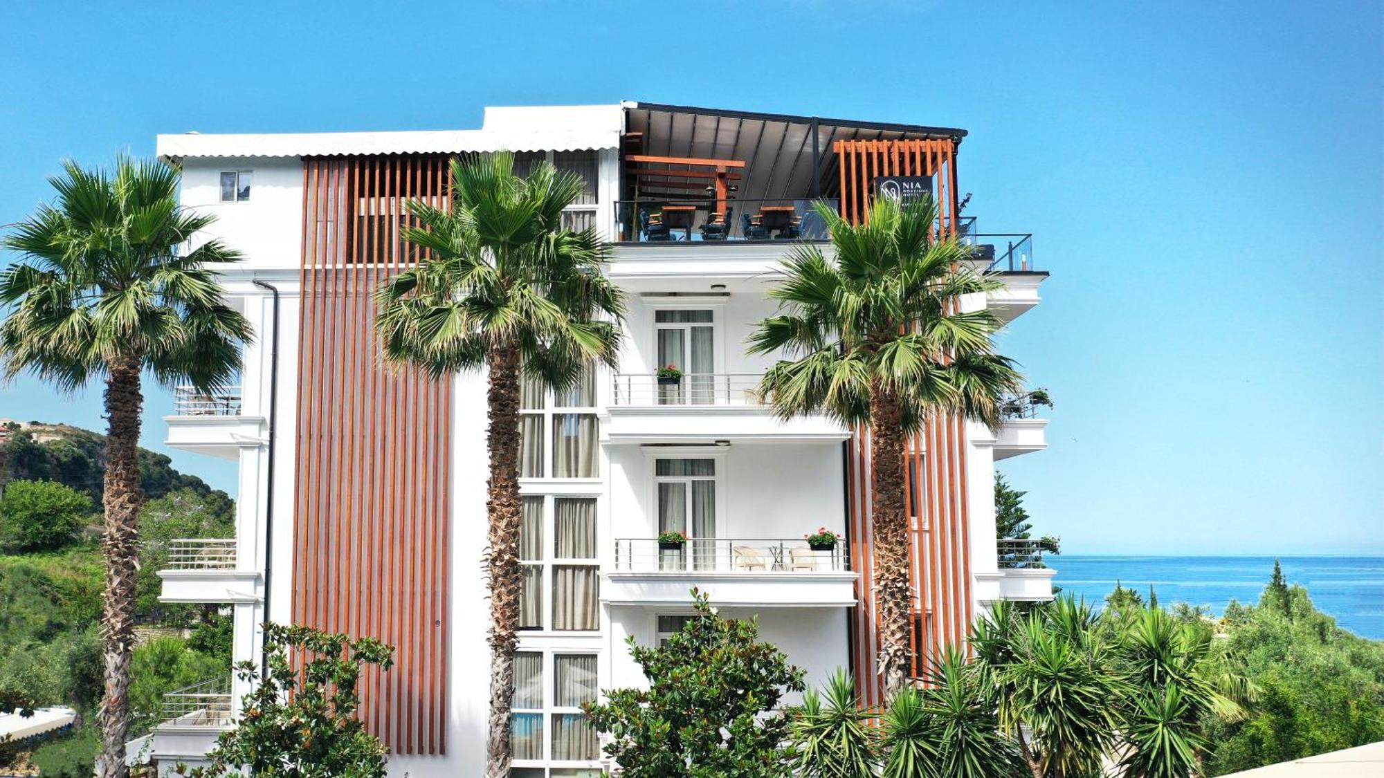 Nia Boutique Hotel By Rapo'S Resort Himara Kültér fotó